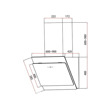 Hood-DVS90AD (Teka Brand)